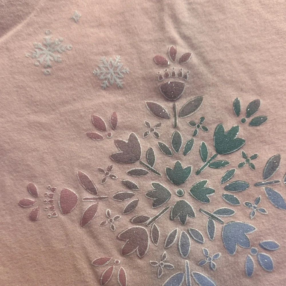 OshKosh B'gosh Light Pink Snowflake Long Sleeve Tee ❄️